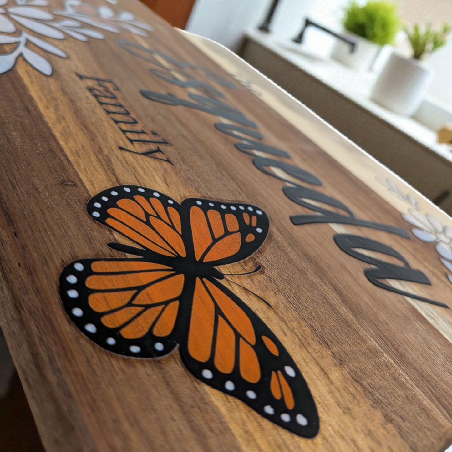 9x16 Personalized Family Name Wooden Display Board