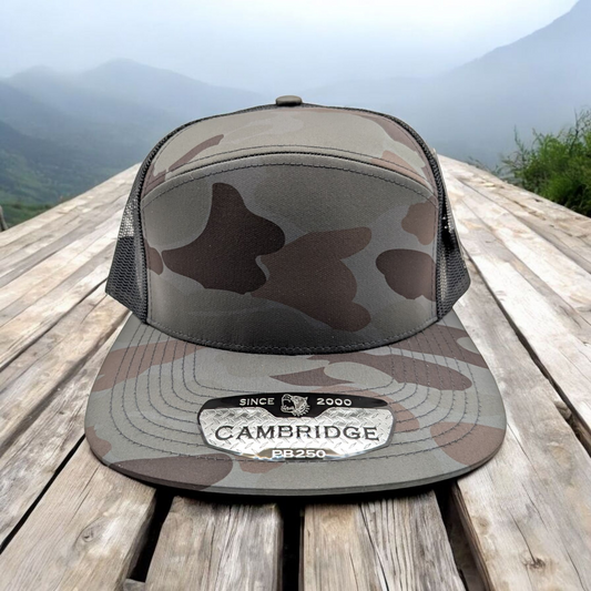 Flat Bill Camo Hat