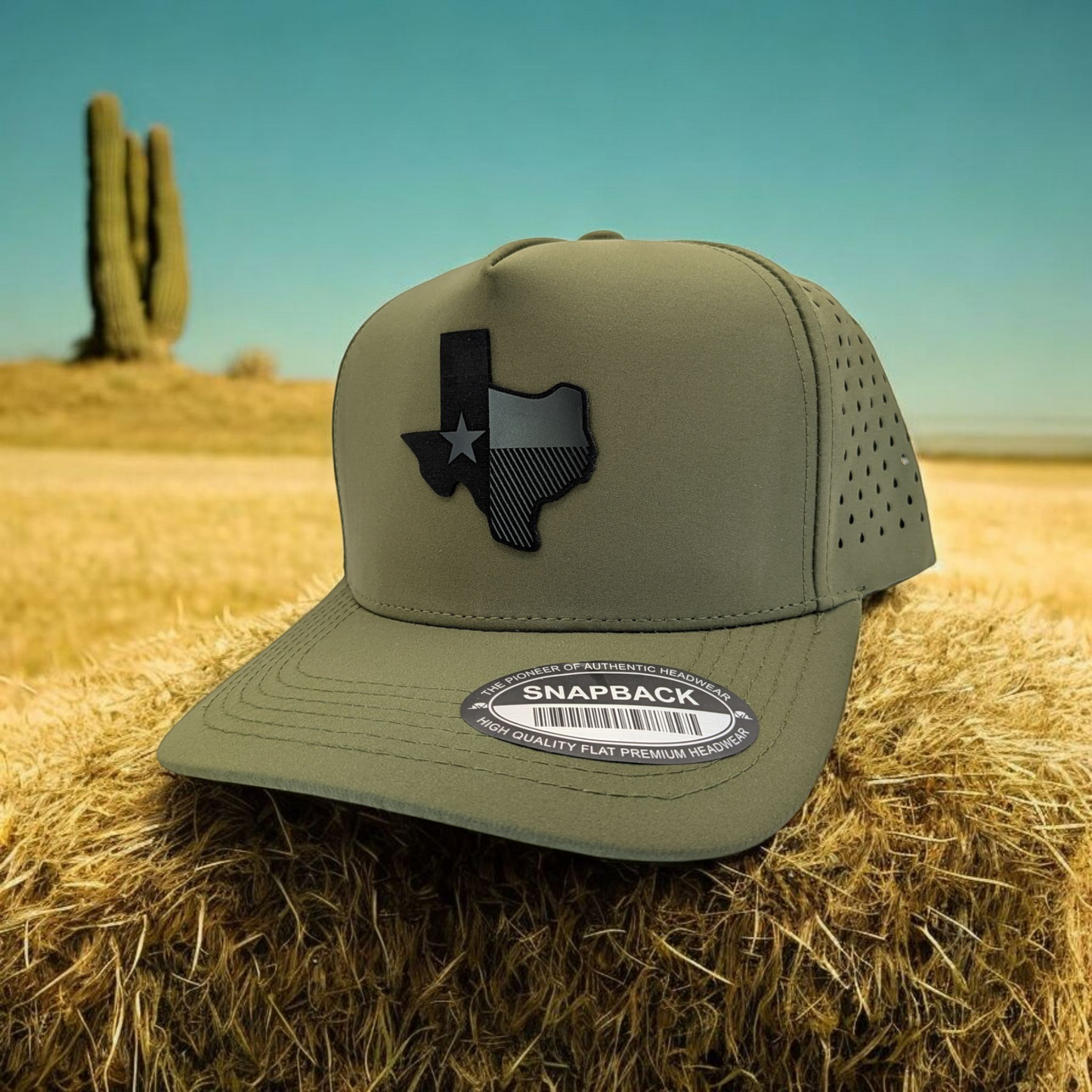 Texas 6 Panel Water-Repellent Snapback